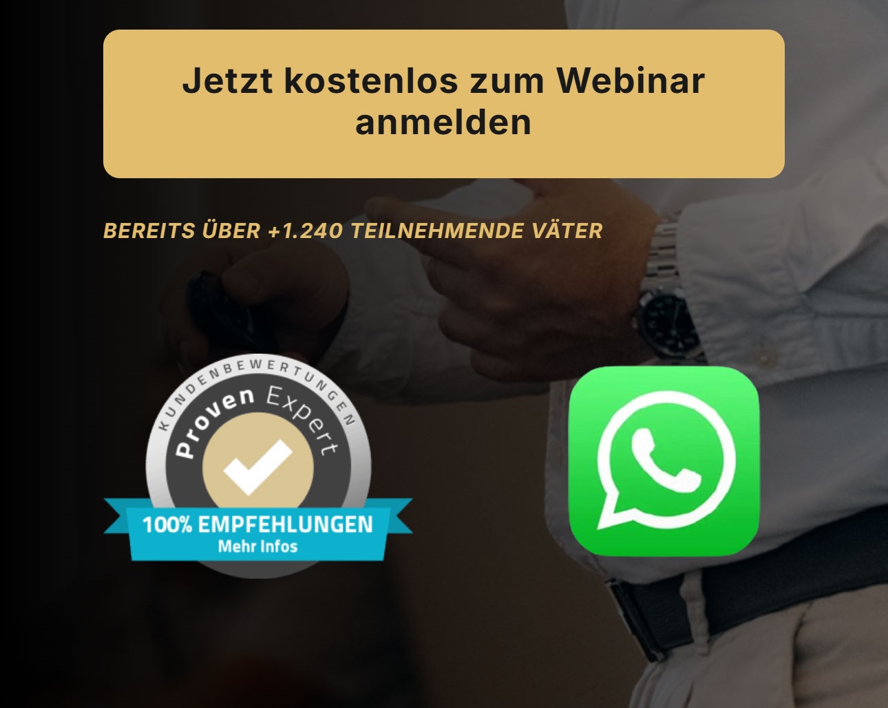 Jetzt per WhatsApp informieren lassen